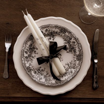 Personalised Candles - Scripted Personalised Dinner Candle