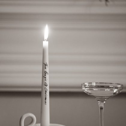 Personalised Christmas Candles - Handwritten Personalised Dinner Candle