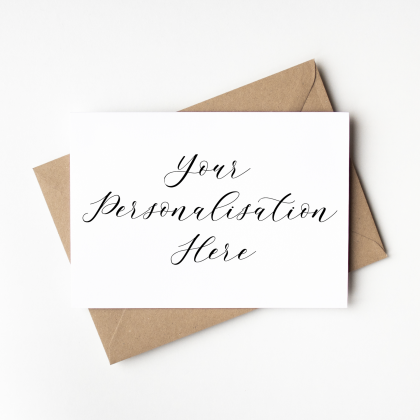 Personalised Greeting Card