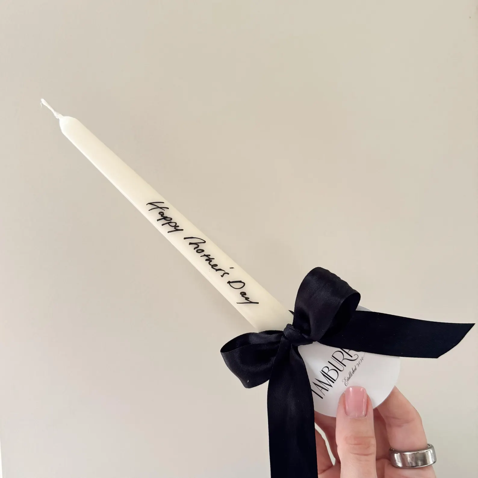 Personalised Candles - Handwritten Personalised Dinner Candle - Image 6